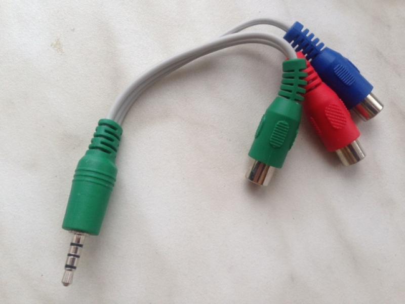 3.5 на  RCA переходник 3,5 to RCA